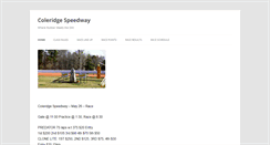 Desktop Screenshot of coleridgespeedway.com